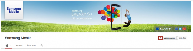 Beispiel Samsung Header